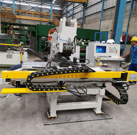 Lochende und Markierungsmaschine hydraulischen automatischen Stahlplatten-Stanzmaschine CNC