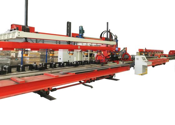 Blechverarbeitung 15000x380 mm Werkstückgröße 35 Tonnen CNC-Plattenpunktionsmaschine für den Fahrzeug-Längsstrahl