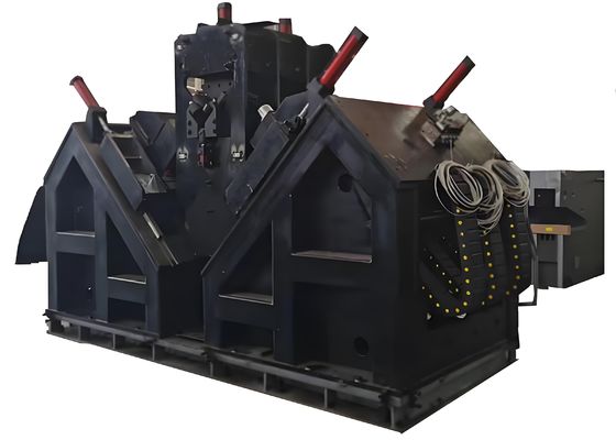 220V Stahlbohr-, Stanz- und Markierungs-CNC-Winkelbohrmaschine mit SPS-Kernkomponenten