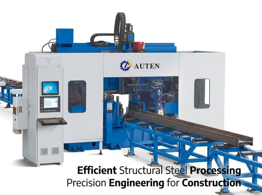 Bautechnik-Brücke-Projekt Cnc-Beam-Bohrmaschine BT40 Hauptspindel