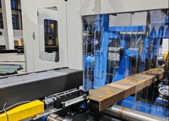 40 mm maximaler Bohrdurchmesser CNC-Hochgeschwindigkeits-H-Träger-Bohrmaschine für Kanalabschnitte