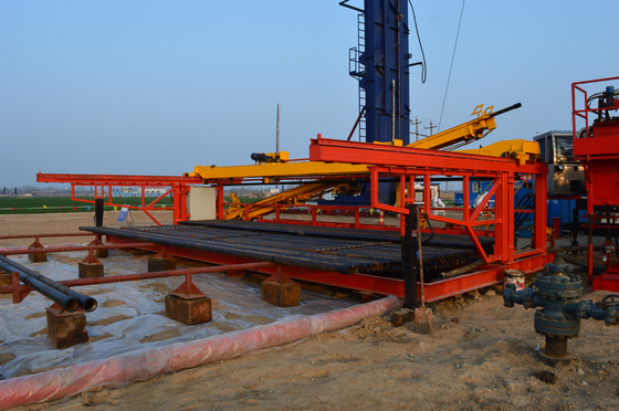Maschine zur automatischen Aufhebung, Stapelung und Entladung von Ölpipelines für die Wartung von Ölbrunnen