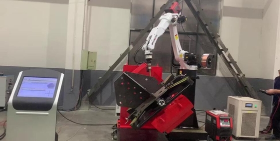 Hochpräzisionsschweißroboter für Stahlkonstruktion Turm Fußschweißen