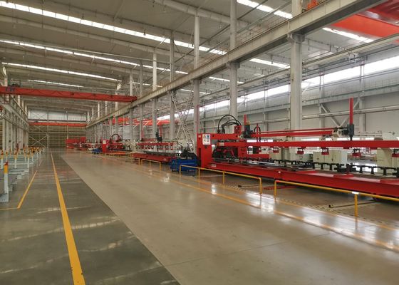 Blechverarbeitung 15000x380 mm Werkstückgröße 35 Tonnen CNC-Plattenpunktionsmaschine für den Fahrzeug-Längsstrahl