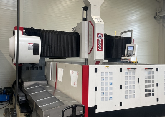 Portalhöhe 800mm CNC Portalbearbeitung Flanschplattenbohrmaschine Spindelkonus BT50