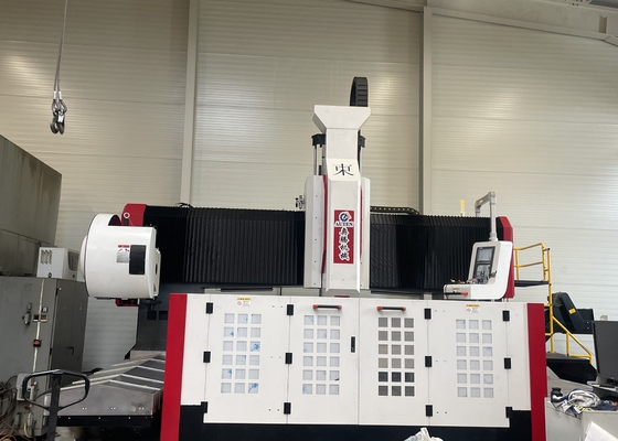 Portalhöhe 800mm CNC Portalbearbeitung Flanschplattenbohrmaschine Spindelkonus BT50