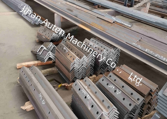 2-Seiten-CNC-Winkelstanz-, Markier- und Scheranlage Maschine 630KN Stanzkraft