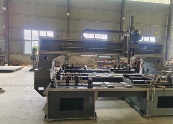 PZ4040/2 Typ Portal-CNC-Bohrmaschine mobil Materialüberlappungsdicke max. 100 mm