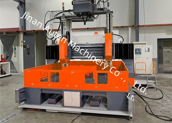 7.5KN Klemmkraft Automatische CNC-Plattenbohrmaschine 28mm T-Slot Breite 0,45KW Kühlleistung