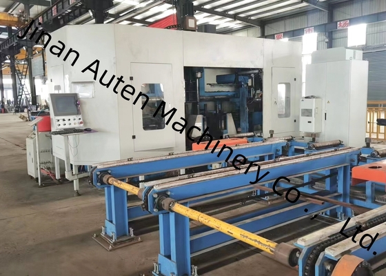 5-30mm Bohrdurchmesser Bereich 3D CNC H-Bale Bohr-Tappen- und Sägemaschine BT40 Bohrspindel
