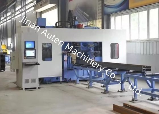 Breitenbereich 150～1250mm CNC H-Träger Bohr-, Markier- und Gewindeschneidmaschine BT40 Spindelbohrung Konus