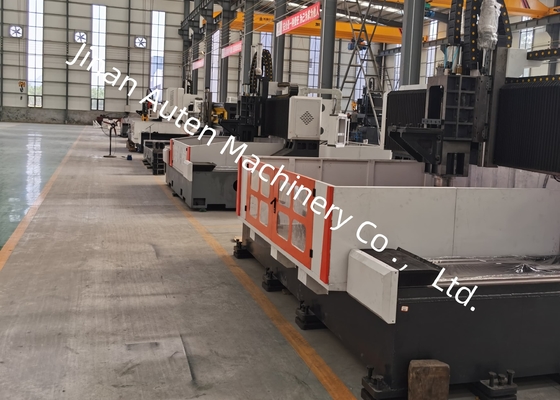 11KW/15KW Servospindelmotor Leistung CNC-Gantry-Bohrmaschine und Fräsmaschine 28mm T-Schlittenbreite