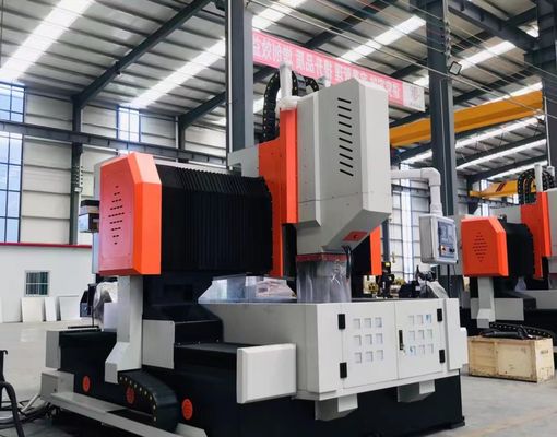 Weiterentwickelte CNC-Fräsmaschine zur Hochgeschwindigkeitsbohrung von Platten für große Stahlplatten