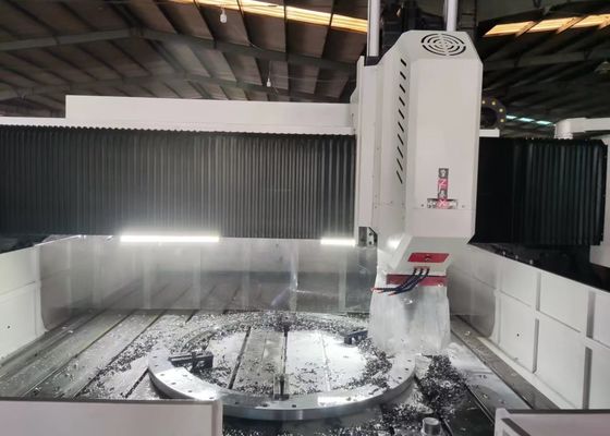 4000x1600mm Werkstückgröße CNC-Plattenflansche Bohrmaschine 800mm Gantry Höhe