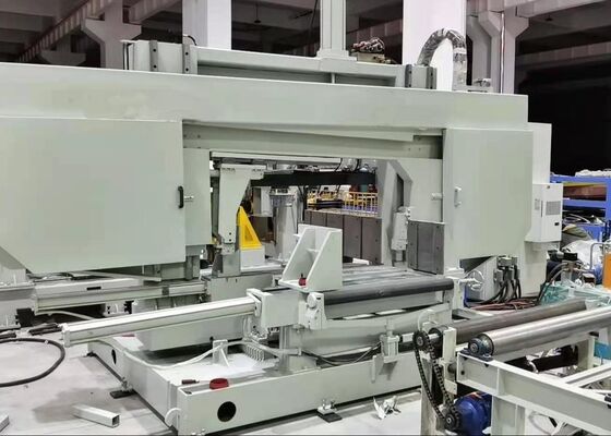 PLC Control Method  CNC 3D I Beam Drilling Shearing Machine Line 3×11KW Motor Power