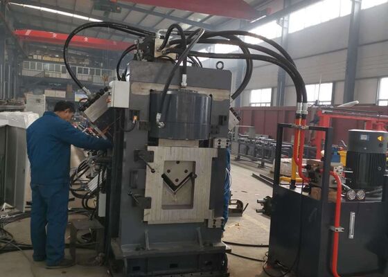 3 CNC Axes Angle Steel Punching Shearing Machine 28000*6500*2200mm Dimension Single Blade Cutting