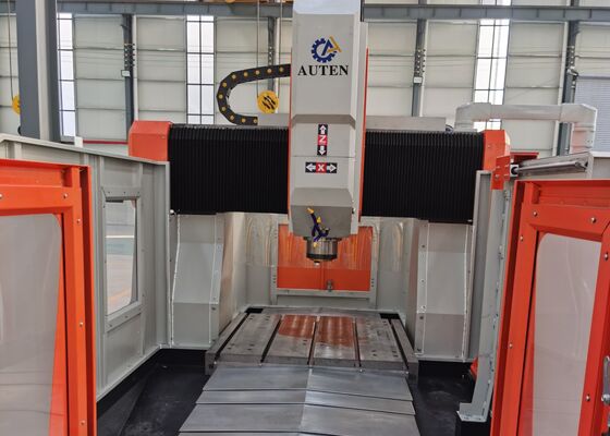 Automatische Werkzeugwechsler CNC Flansch Metallplatte Blech Bohrmaschine 80mm Bohrungsdurchmesser