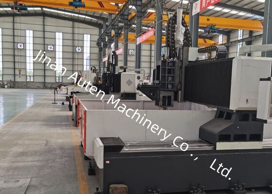 1200x1200mm Werkstückgröße CNC Gantry Flansche Stahlbohrmaschine 22 kW Motorleistung