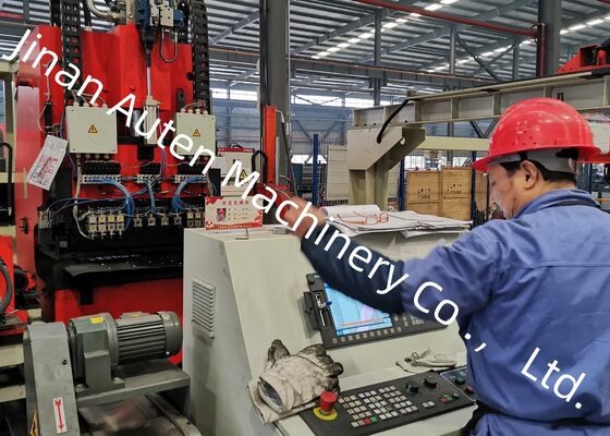 4-9 mm Plattendicke Cnc-Automatisierte Blech-Metall-Punching-Verarbeitungslinie für schwere Fahrzeuge
