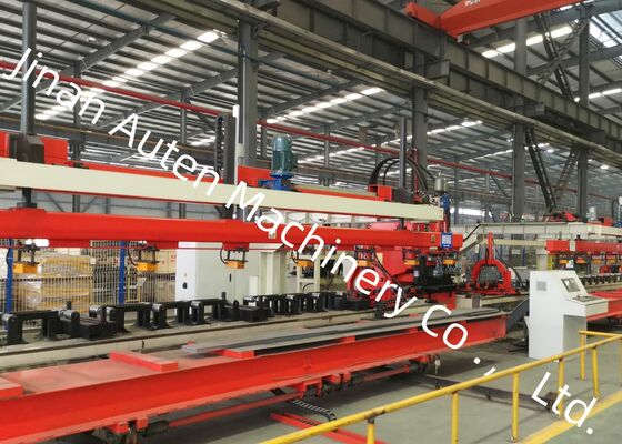 4-9 mm Plattendicke Cnc-Automatisierte Blech-Metall-Punching-Verarbeitungslinie für schwere Fahrzeuge