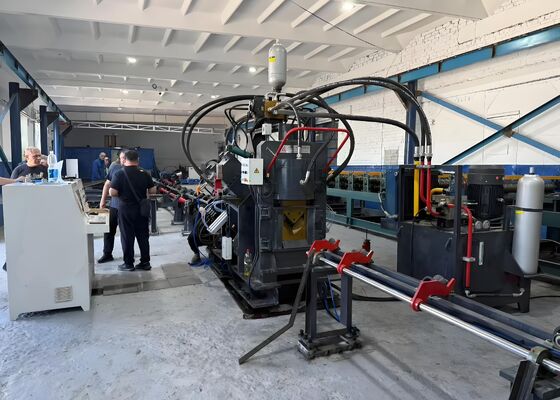 Stahlbau-Fertigung Winkelstahl Stanzen Markieren Schneidemaschine Bauverarbeitung