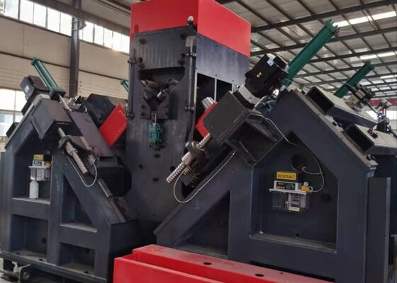 34*8.9*3m Overall Dimension Tower Construction CNC Angle Steel Drilling Machine Steel Processing
