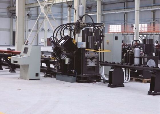 Transmission Tower Manufacturing Single Blade Shearing Angle Line Telecom Tower Production