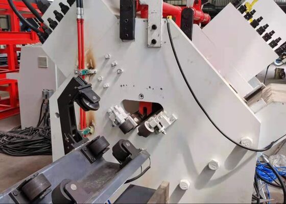 2200/4300KN Cutting force Cnc angle steel metal sheet punch cut machine line Model JNC2020