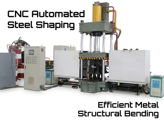 1400mm Maximalöffnungshöhe Cnc-Winkel Stahlbiegen und Heizmaschine 120*2KW Heizleistung