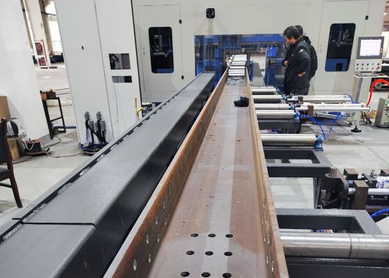 Bautechnik-Brücke-Projekt Cnc-Beam-Bohrmaschine BT40 Hauptspindel
