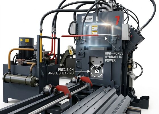 Mehrere Kühlmethoden CNC-Winkelstahlverarbeitungslinie mit Stanz- und Schermarkierungsfunktionen