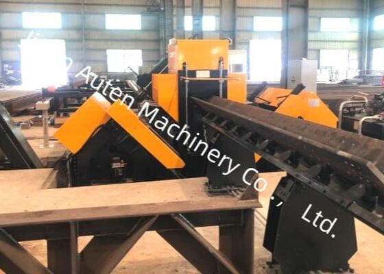 Used For Steel Framework Cnc Angle Drill Steel Machine Line With Hydraulic System