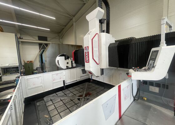 Hochproduktive CNC-Plattenbohr- und Fräsmaschine für die Flanschherstellung
