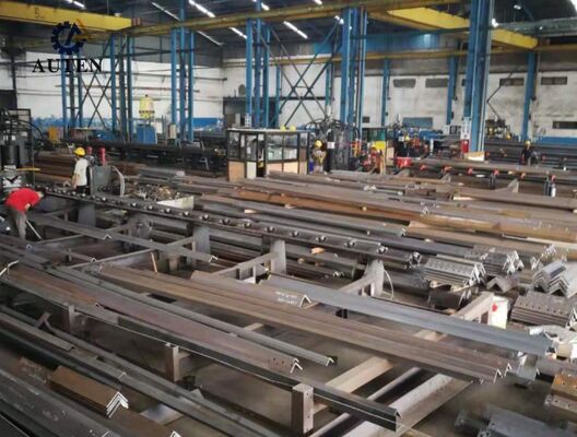 Precision High Speed CNC Punching Marking And Shearing Line For Angles With Smart Control