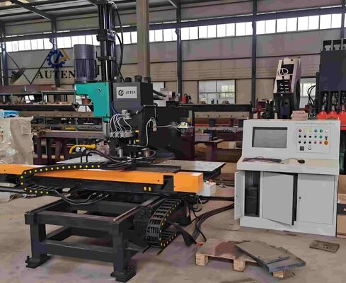 Efficient CNC Plate Punching Marking And Drilling Machine With CAD/CAM Integration