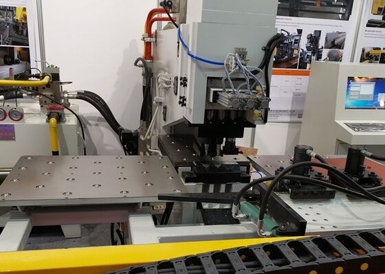 CNC Plate Punching And Marking Machine Steel Plates Used In Transmission Tower