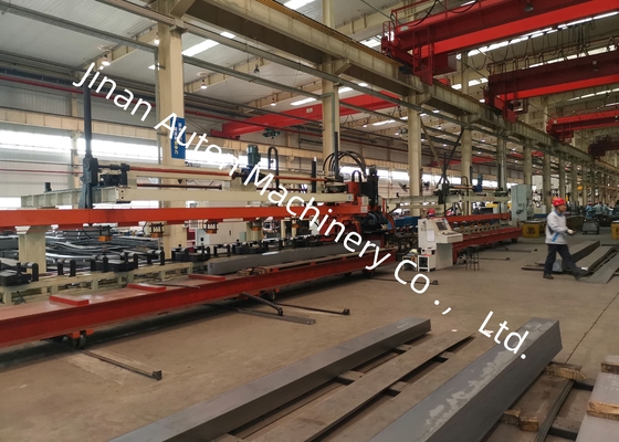 3-6mm Dicke LKW-Träger CNC-Stanzproduktionslinie 750 MPa Materialzugfestigkeit