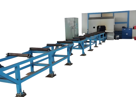 2000～13000mm Trägerlänge Hochgeschwindigkeits-CNC-H-Träger-Bohrmaschine 10#～40# U-Stahl
