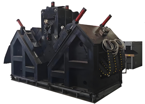 3 Bohrer pro Seite CNC-Winkelbohr- und Gewindeschneidmaschine Linie 40 m/min Vorschubgeschwindigkeit des Winkels