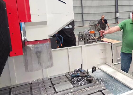 Wärmetauscherplattenbohrmaschine CNC-Plattenbohrfräsmaschine Stahlplattenbohrmaschine