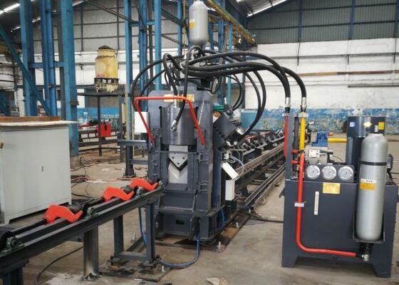 Doppel- oder Einblatt-CNC-Stahlwinkelschneidemaschine 80 m/min