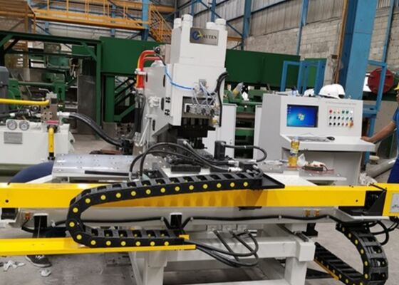 Modell BNC100 Cnc-Bindplatten-Punktiermaschine für Brücken-Stahlkonstruktionsindustrie