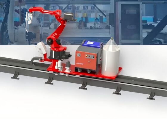 2010mm Armspannweite Orthogonale Schienen-Schweißroboter für Kranbalken H-förmige Stahlstützen