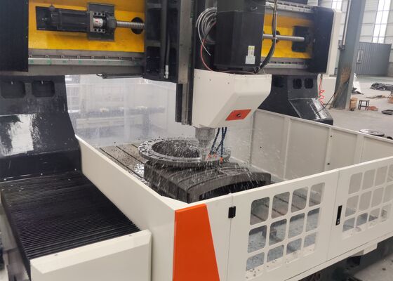 Großformatige Hochgeschwindigkeits-CNC-Plattenbohr- und Fräsmaschine für Flansche