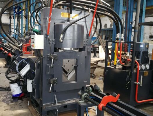 Professionelle CNC-Winkelstanztrenn- und Scherlinie für Winkelstahl