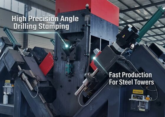 Intelligente CNC-Winkelbohr- und Markiermaschine mit 6 Bohrspindeln