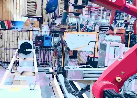 Flexibler Standard-Roboterschweißarbeitsplatz für Maschinenbauausrüstung und Schiffbau